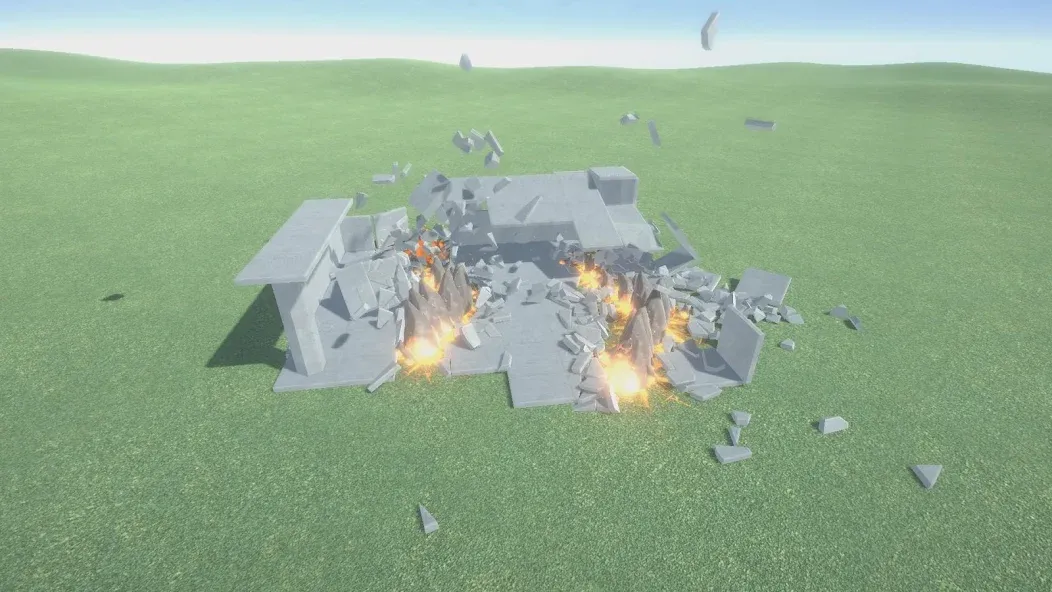 Скачать взломанную Destruction simulator sandbox  [МОД Много монет] — полная версия apk на Андроид screen 5