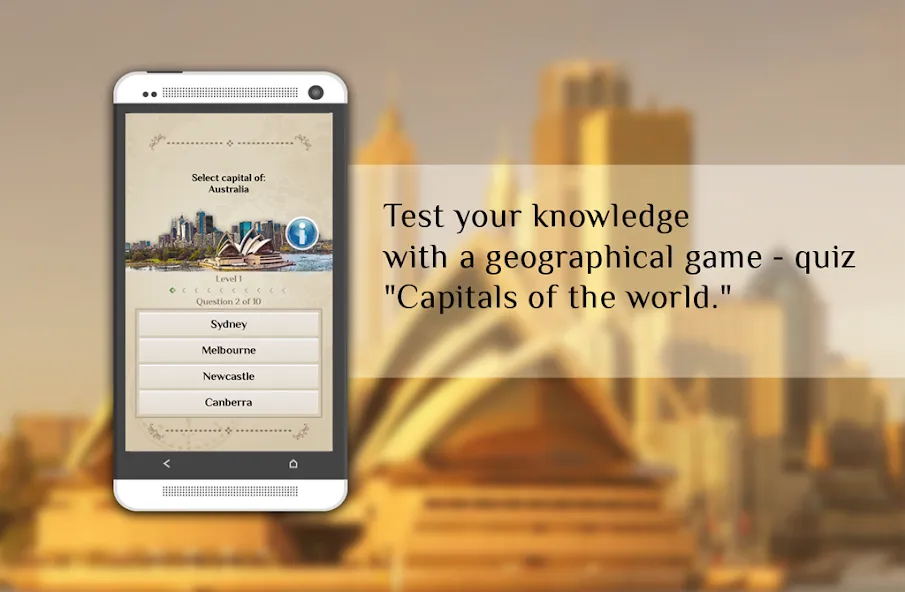 Скачать взлом Quiz-Capitals of the world  [МОД Mega Pack] — последняя версия apk на Андроид screen 2