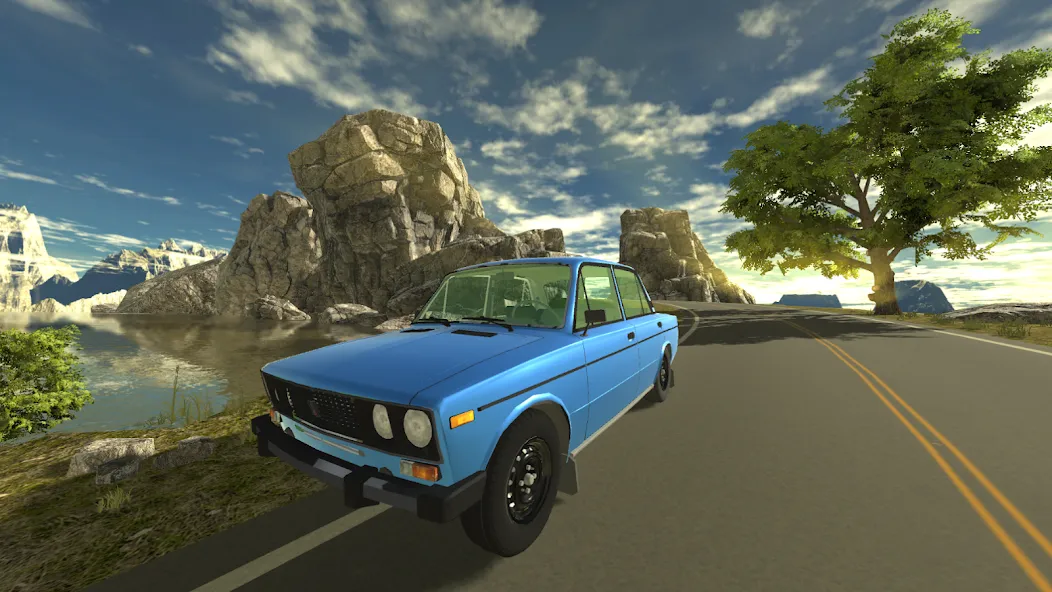 Скачать взломанную Russian Car Lada 3D  [МОД Бесконечные деньги] — полная версия apk на Андроид screen 1