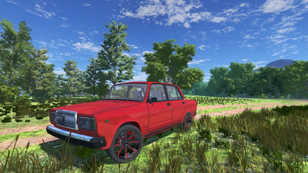 Скачать взломанную Russian Car Lada 3D  [МОД Бесконечные деньги] — полная версия apk на Андроид screen 2