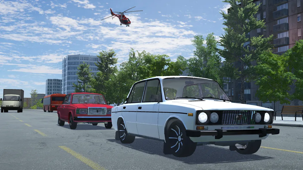 Скачать взломанную Russian Car Lada 3D  [МОД Бесконечные деньги] — полная версия apk на Андроид screen 3