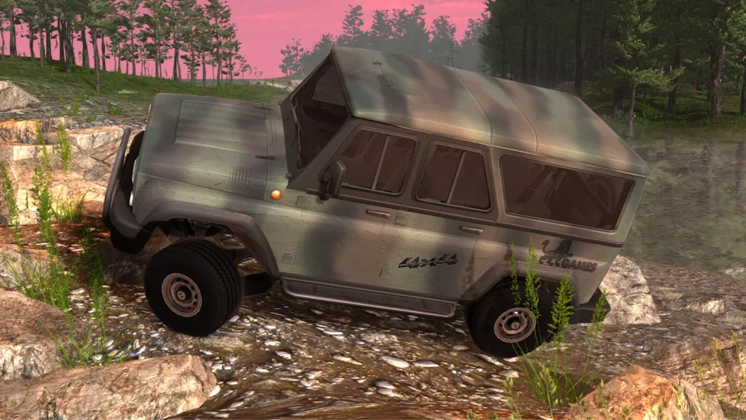 Скачать взлом Offroad 4×4 Russian: Uaz Niva (Оффроуд 4х4 Русский)  [МОД Бесконечные монеты] — полная версия apk на Андроид screen 2