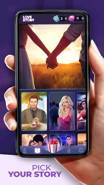 Скачать взлом Love Story ® Romance Games (Лав стори)  [МОД Много денег] — полная версия apk на Андроид screen 4