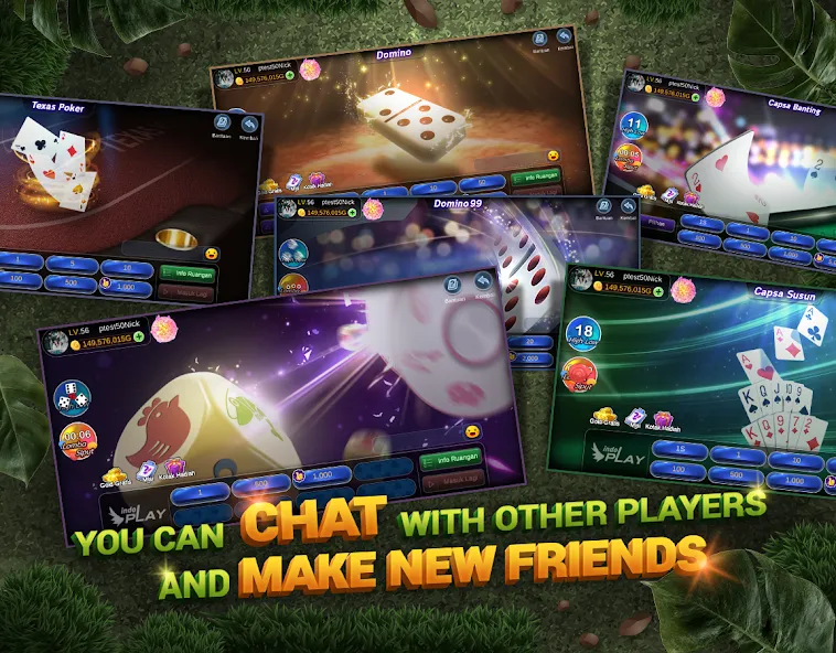 Взлом Indoplay-Capsa Domino QQ Poker (Индоплэй)  [МОД Меню] — полная версия apk на Андроид screen 5