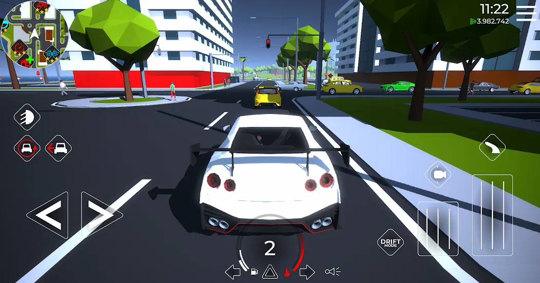 Скачать взломанную Cars LP – Extreme Car Driving (Карс ЛП)  [МОД Все открыто] — полная версия apk на Андроид screen 2