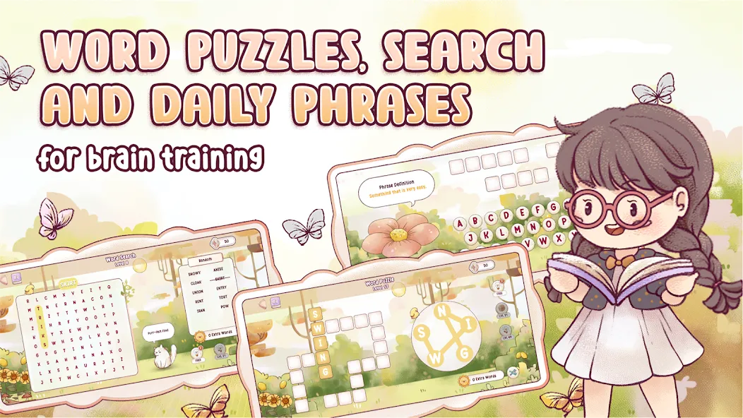 Скачать взломанную Ryahs Rhythm: Crossword Puzzle (Райяс Ритм)  [МОД Mega Pack] — последняя версия apk на Андроид screen 1