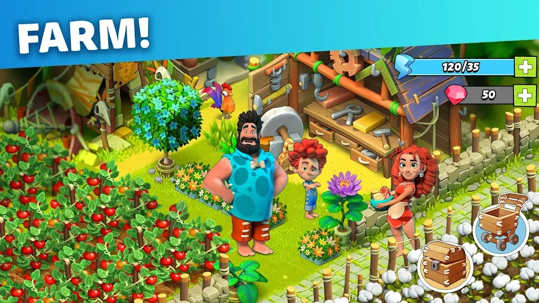 Взлом Family Island™ — Farming game (Фэмили Айленд)  [МОД Бесконечные монеты] — последняя версия apk на Андроид screen 4