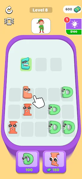 Взлом ABC Merge (ЭйБиСи Мердж)  [МОД Бесконечные деньги] — полная версия apk на Андроид screen 1