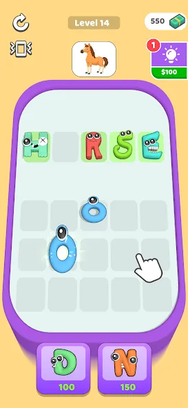 Взлом ABC Merge (ЭйБиСи Мердж)  [МОД Бесконечные деньги] — полная версия apk на Андроид screen 3