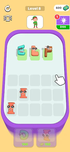Взлом ABC Merge (ЭйБиСи Мердж)  [МОД Бесконечные деньги] — полная версия apk на Андроид screen 5
