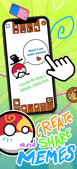 Скачать взлом Countryball Potato Mayhem (Кантрибол Потето Мейхем)  [МОД Бесконечные монеты] — стабильная версия apk на Андроид screen 4