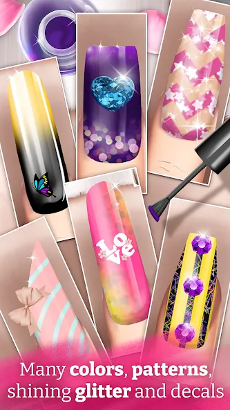 Скачать взлом Nail Art Fashion Salon Game  [МОД Menu] — стабильная версия apk на Андроид screen 4