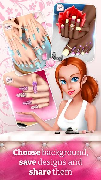 Скачать взлом Nail Art Fashion Salon Game  [МОД Menu] — стабильная версия apk на Андроид screen 5