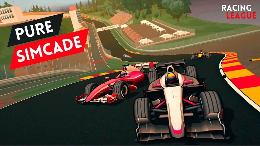 Взлом Racing League: 3D Race Offline (Рейсинг Лига)  [МОД Бесконечные монеты] — последняя версия apk на Андроид screen 1