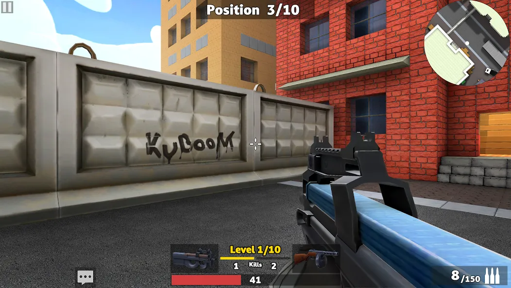 Скачать взлом KUBOOM 3D: FPS Shooting Games  [МОД Все открыто] — полная версия apk на Андроид screen 1