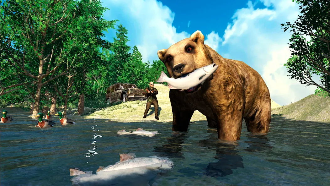 Взломанная Hunting Simulator 4×4  [МОД Меню] — последняя версия apk на Андроид screen 3