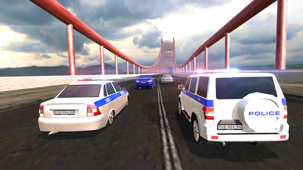 Скачать взломанную Police Car Chase  [МОД Unlocked] — последняя версия apk на Андроид screen 5