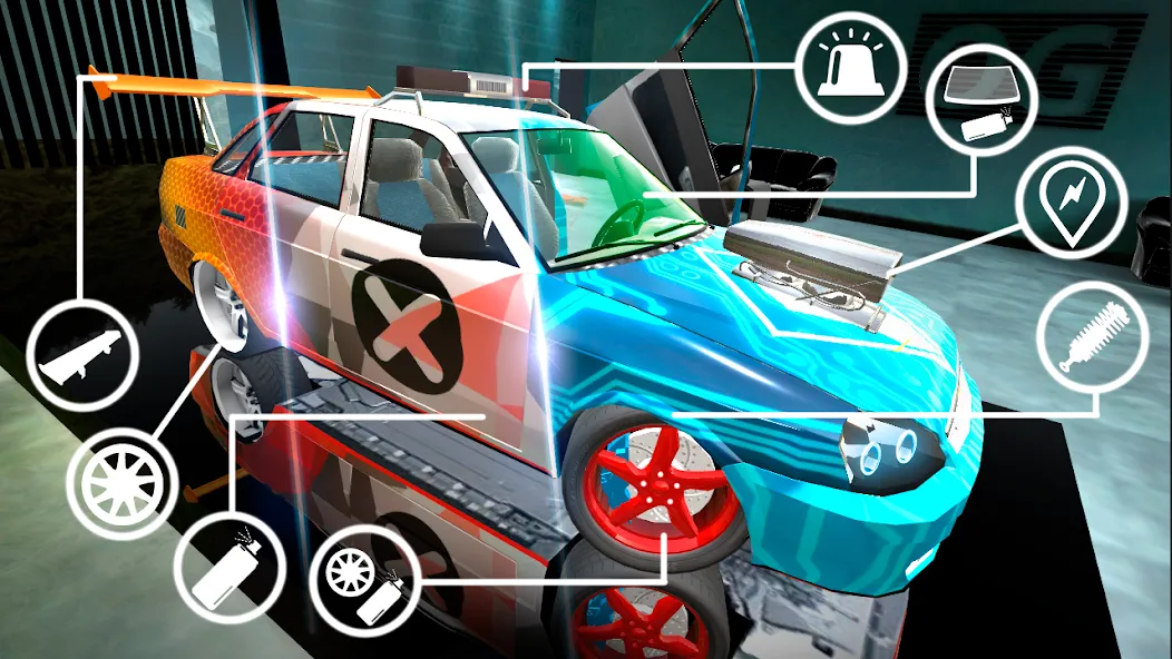 Скачать взлом Russian Cars: Priorik 2  [МОД Бесконечные монеты] — полная версия apk на Андроид screen 2