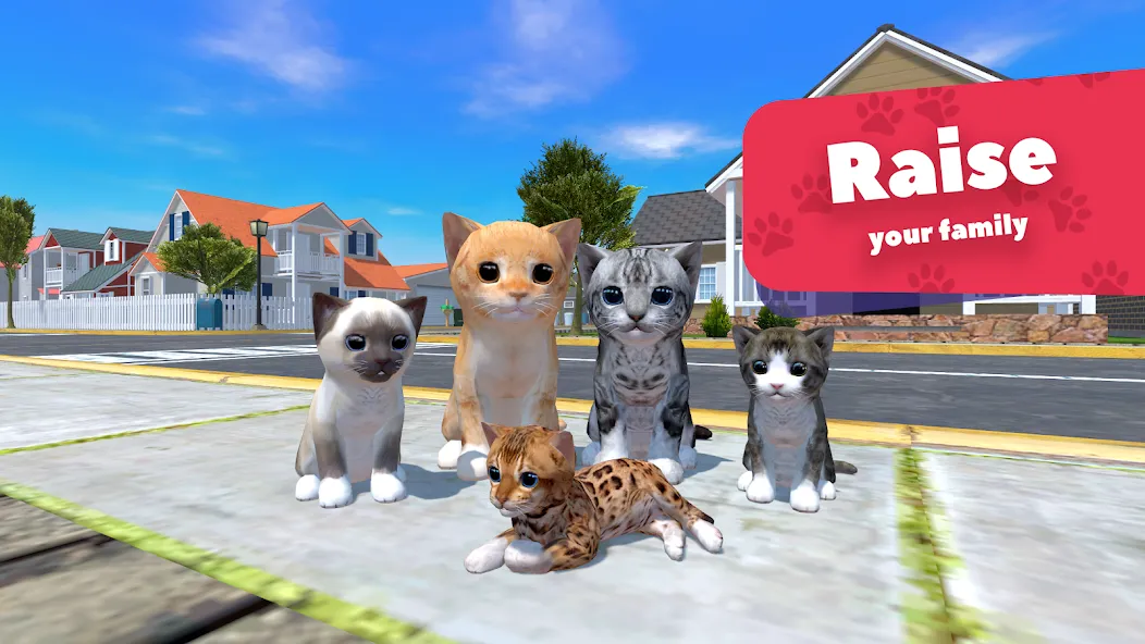 Скачать взлом Cat Simulator — Animal Life  [МОД Много денег] — стабильная версия apk на Андроид screen 1