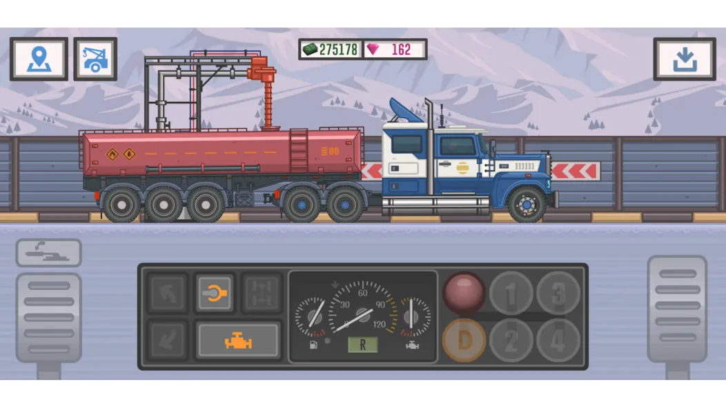 Скачать взлом Trucker and Trucks  [МОД Бесконечные деньги] — полная версия apk на Андроид screen 3