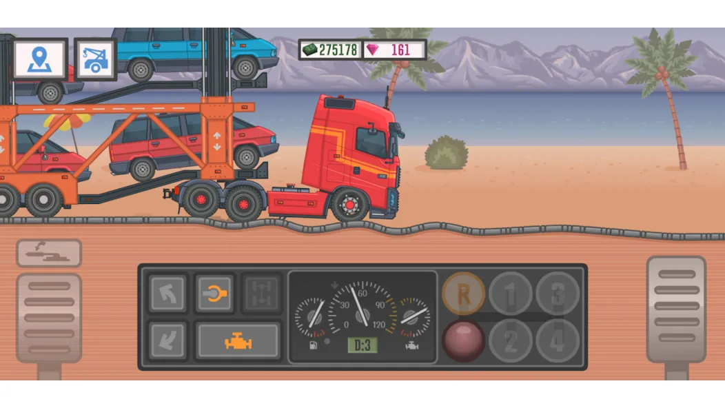 Скачать взлом Trucker and Trucks  [МОД Бесконечные деньги] — полная версия apk на Андроид screen 4