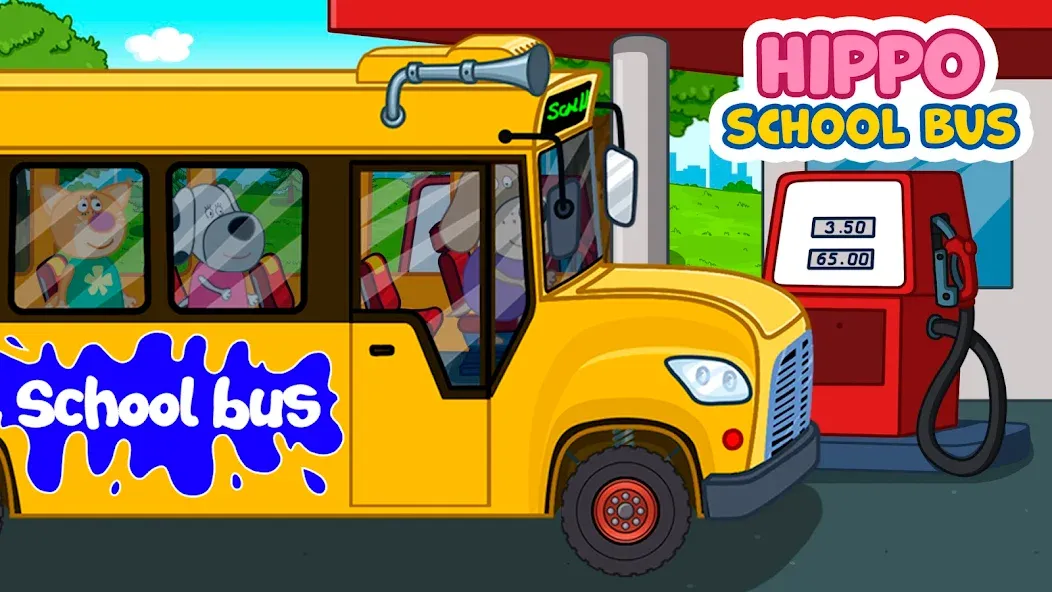 Скачать взломанную Kids School Bus Adventure  [МОД Много денег] — стабильная версия apk на Андроид screen 2