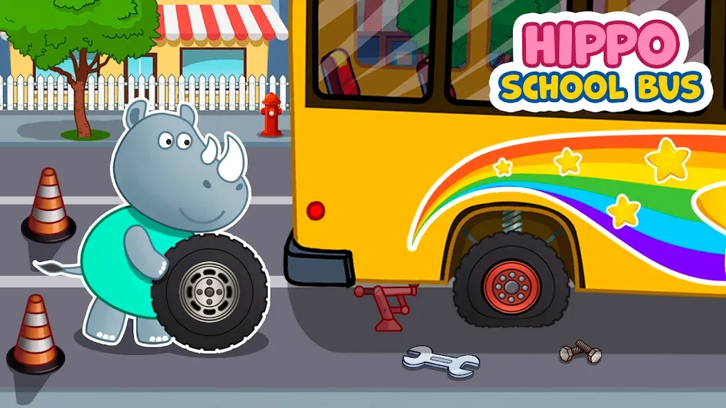 Скачать взломанную Kids School Bus Adventure  [МОД Много денег] — стабильная версия apk на Андроид screen 4