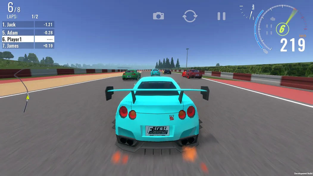 Взломанная First Racer (Фрст Рейсер)  [МОД Menu] — последняя версия apk на Андроид screen 1