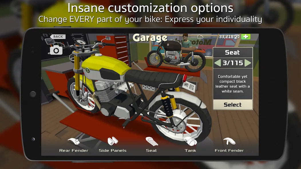 Скачать взломанную Cafe Racer (Кафе Рейсер)  [МОД Mega Pack] — стабильная версия apk на Андроид screen 2