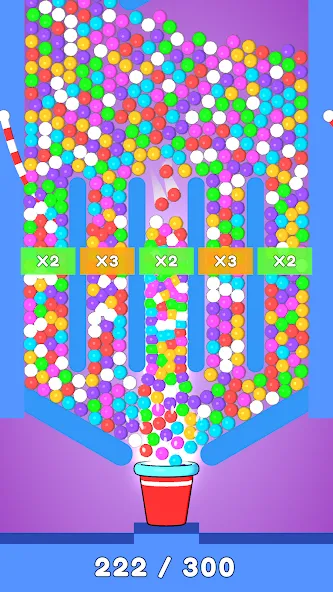 Взломанная Balls and Ropes: Cut 'n Bounce (Боллс энд Роупс)  [МОД Menu] — полная версия apk на Андроид screen 4