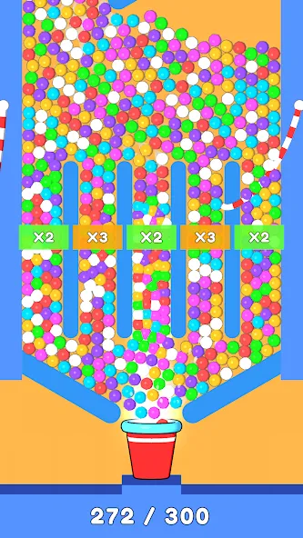 Взломанная Balls and Ropes: Cut 'n Bounce (Боллс энд Роупс)  [МОД Menu] — полная версия apk на Андроид screen 5