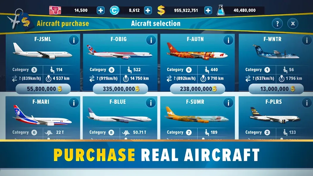 Скачать взломанную Airlines Manager: Plane Tycoon (Эйрлайнс Менеджер)  [МОД Unlocked] — полная версия apk на Андроид screen 3