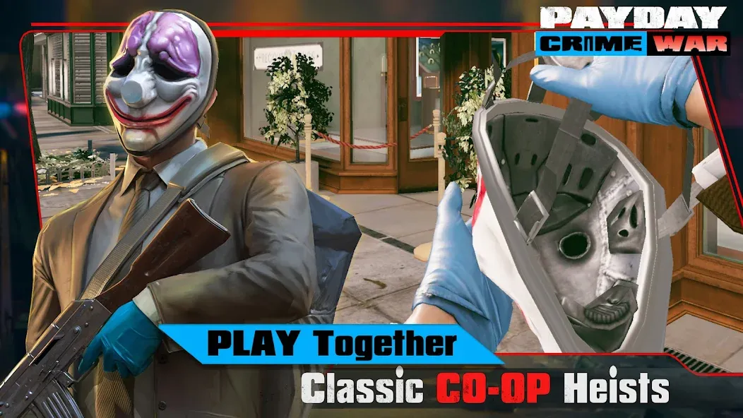 Скачать взлом PAYDAY: Crime War (Пейдей)  [МОД Mega Pack] — последняя версия apk на Андроид screen 4