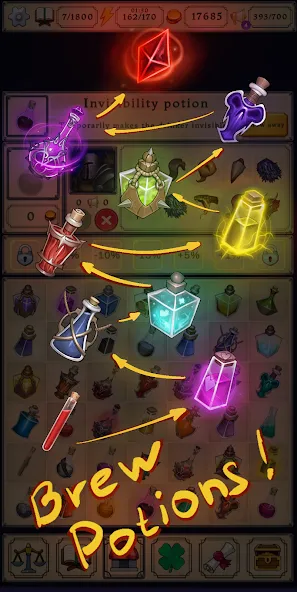 Взлом Potion shop: Alchemy Simulator (Пошоп)  [МОД Меню] — последняя версия apk на Андроид screen 1