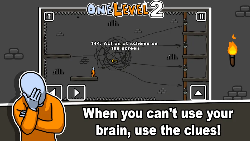 Скачать взломанную One Level 2 Stickman Jailbreak (Уан Левел 2)  [МОД Меню] — полная версия apk на Андроид screen 5