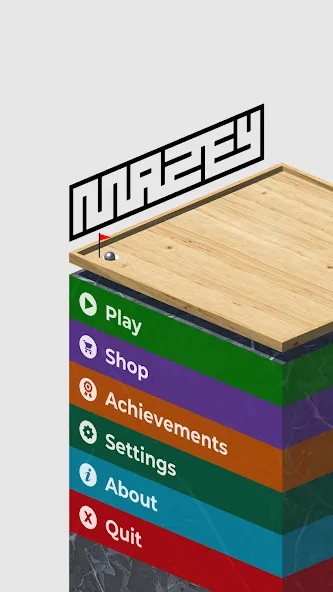 Скачать взломанную Mazey — Wooden Tilt Maze Game (Мазей)  [МОД Menu] — стабильная версия apk на Андроид screen 1