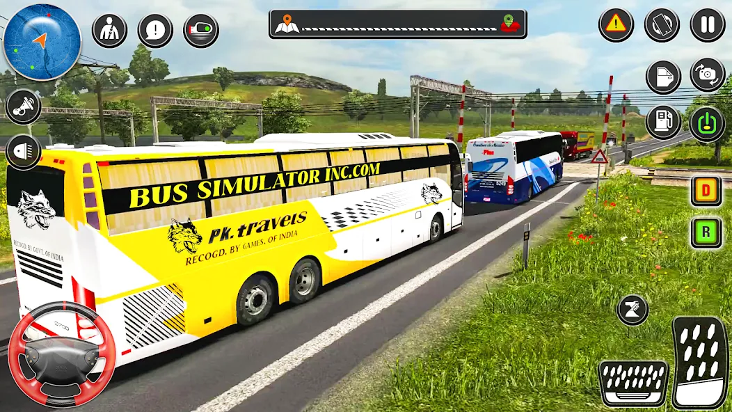 Скачать взлом City Coach Bus City Bus Games  [МОД Все открыто] — последняя версия apk на Андроид screen 2