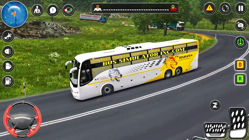 Скачать взлом City Coach Bus City Bus Games  [МОД Все открыто] — последняя версия apk на Андроид screen 4