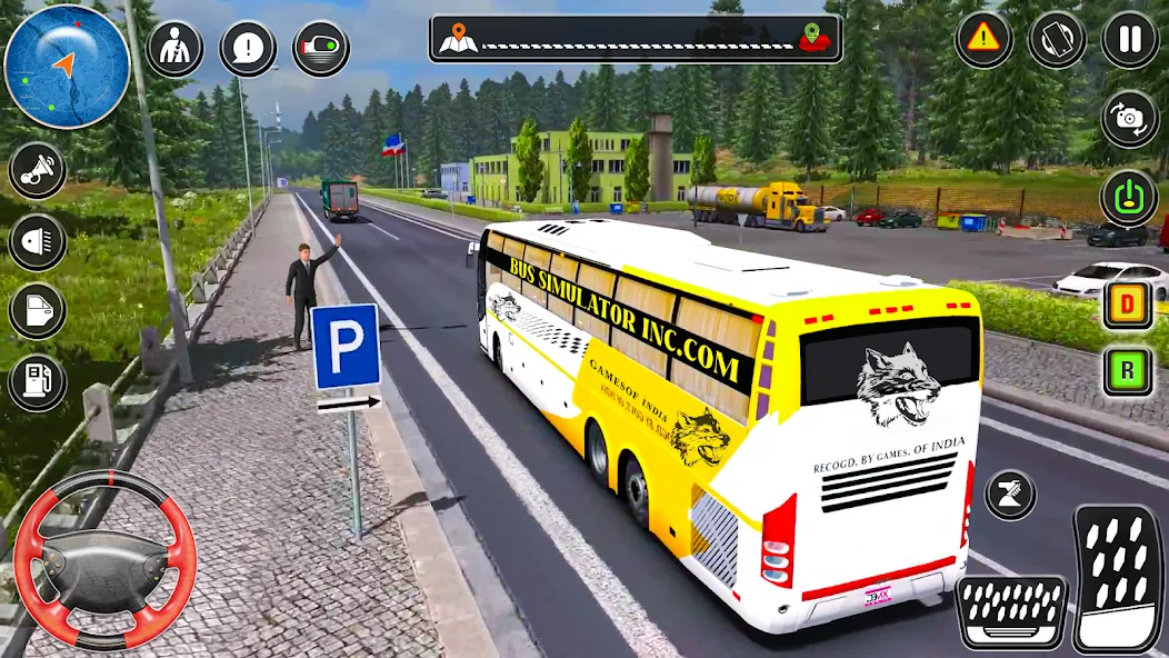 Скачать взлом City Coach Bus City Bus Games  [МОД Все открыто] — последняя версия apk на Андроид screen 5