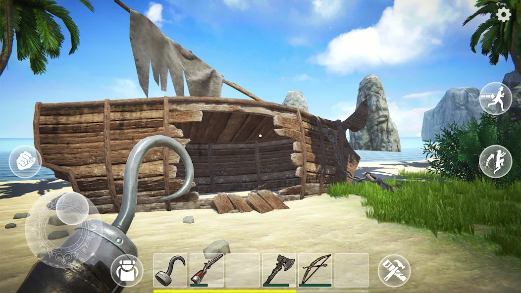 Скачать взломанную Last Pirate: Survival Island (Ласт Пират)  [МОД Menu] — стабильная версия apk на Андроид screen 1