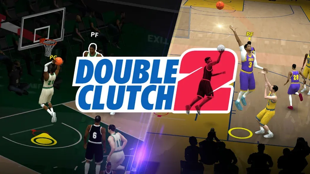 Взломанная DoubleClutch 2 : Basketball (ДаблКлач 2)  [МОД Unlimited Money] — стабильная версия apk на Андроид screen 1