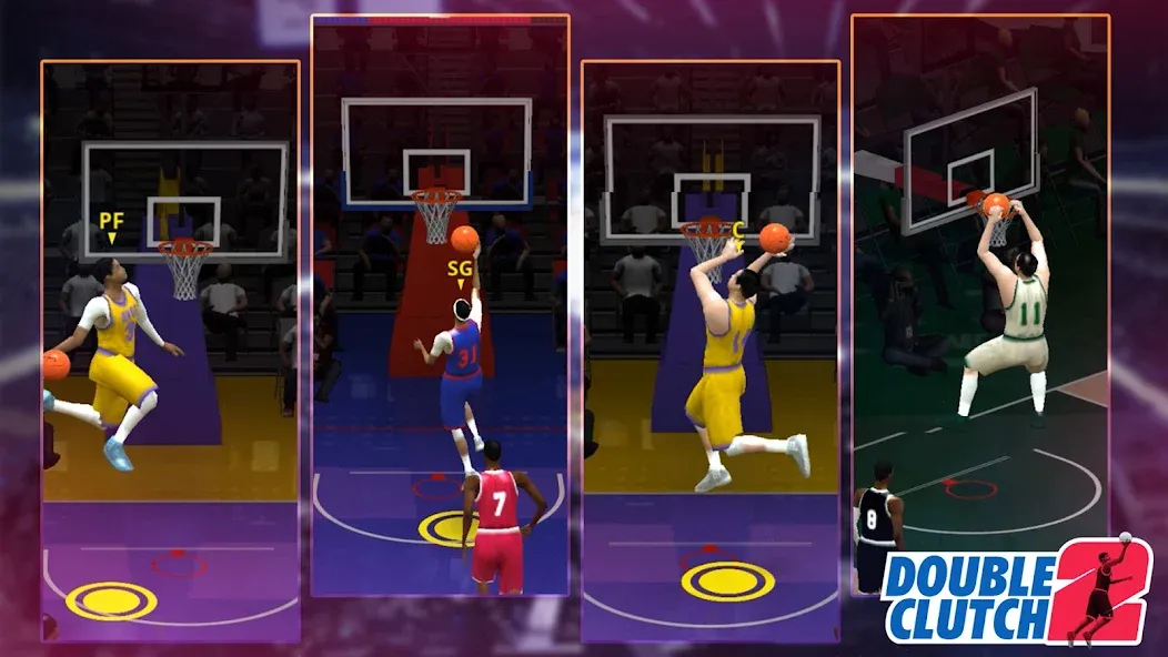 Взломанная DoubleClutch 2 : Basketball (ДаблКлач 2)  [МОД Unlimited Money] — стабильная версия apk на Андроид screen 2