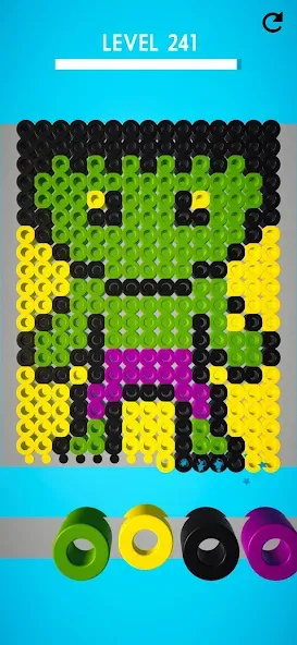 Скачать взлом Hama Beads: Colorful Puzzles (Хама бидс)  [МОД Бесконечные деньги] — последняя версия apk на Андроид screen 2