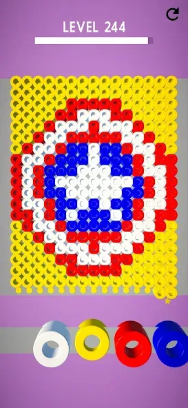 Скачать взлом Hama Beads: Colorful Puzzles (Хама бидс)  [МОД Бесконечные деньги] — последняя версия apk на Андроид screen 3