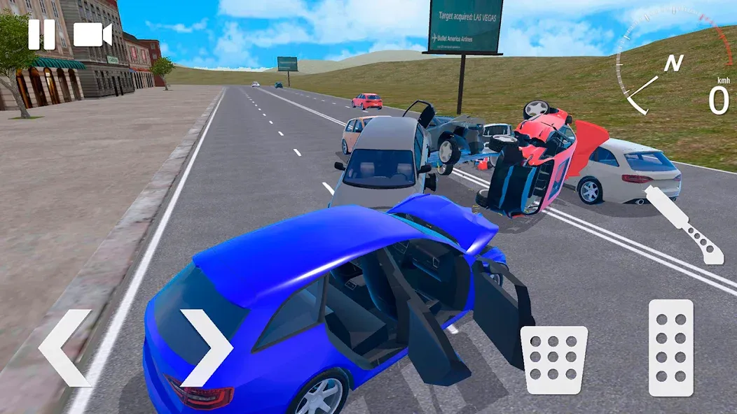 Взломанная Traffic Crashes Car Crash (Трафик Краш Кар Краш)  [МОД Меню] — полная версия apk на Андроид screen 2