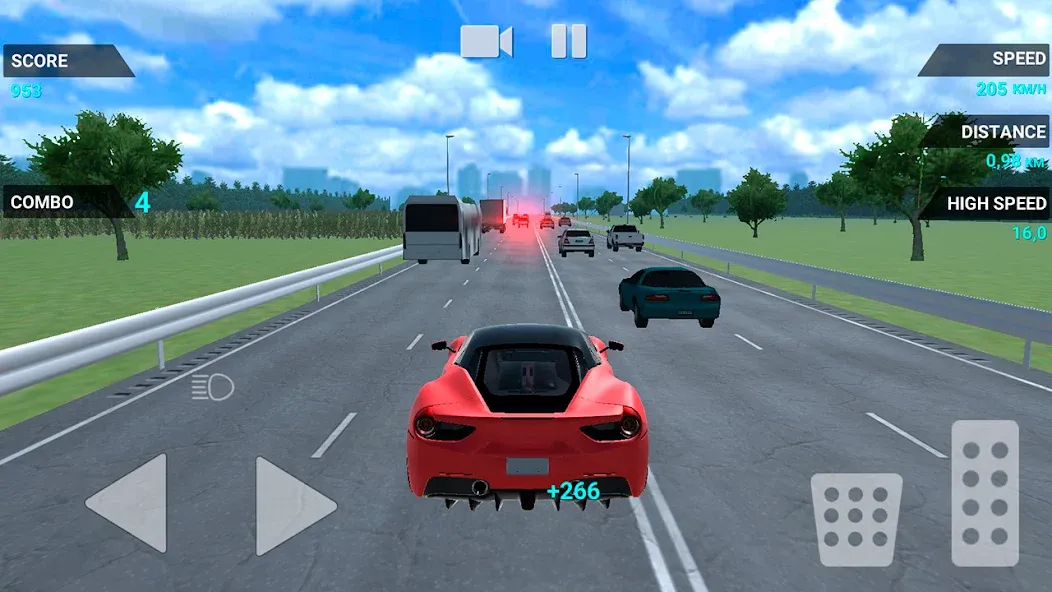 Скачать взлом Traffic Racer Speeding Highway (Трафик Рейсер Скоростная Шоссе)  [МОД Unlocked] — последняя версия apk на Андроид screen 2