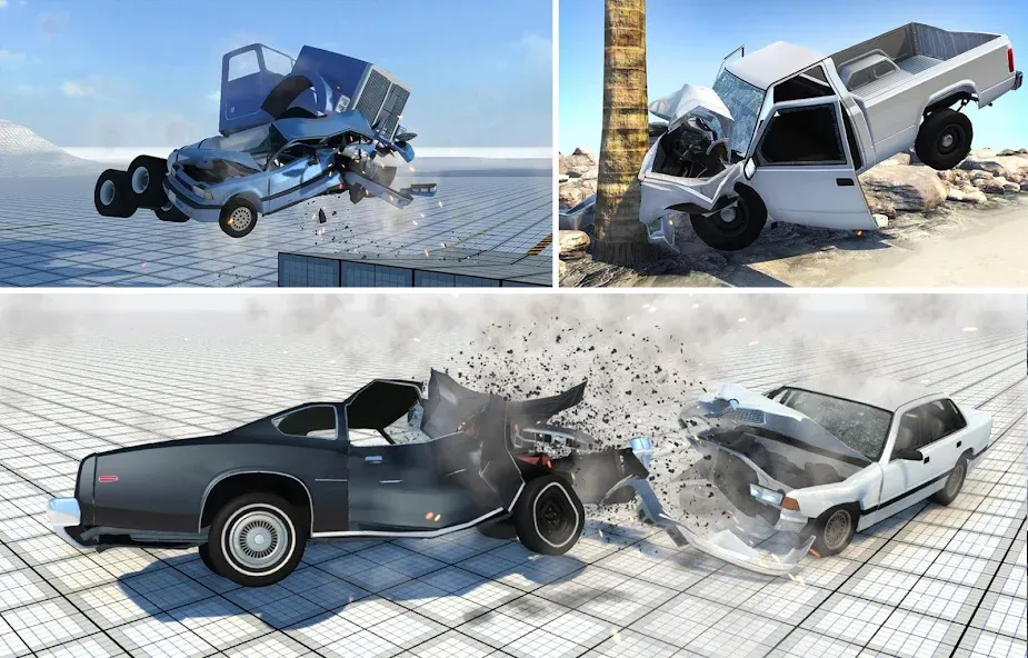 Взлом Car Crash Damage Engine Wreck (Кар Крэш Дамаг Энджин Врек)  [МОД Mega Pack] — стабильная версия apk на Андроид screen 3