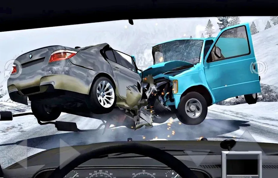 Взлом Car Crash Damage Engine Wreck (Кар Крэш Дамаг Энджин Врек)  [МОД Mega Pack] — стабильная версия apk на Андроид screen 4