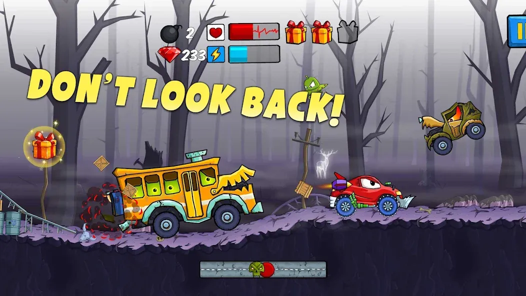 Скачать взломанную Car Eats Car — Apocalypse Race (Кар Итс Кар)  [МОД Menu] — последняя версия apk на Андроид screen 2