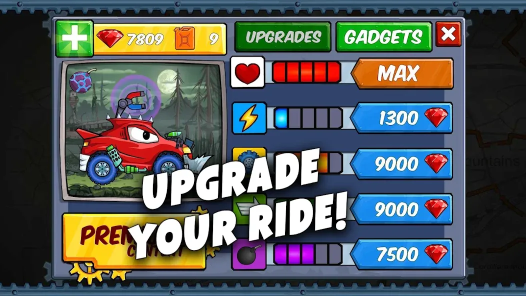 Скачать взломанную Car Eats Car — Apocalypse Race (Кар Итс Кар)  [МОД Menu] — последняя версия apk на Андроид screen 3